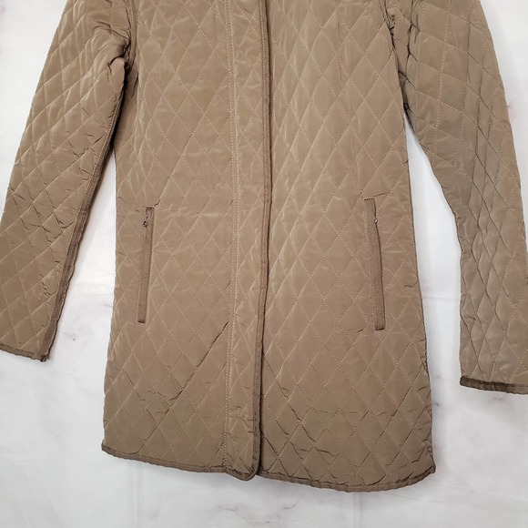 GARNET HILL Essential Quilted Hooded Coat 00 - Picture 3 of 15